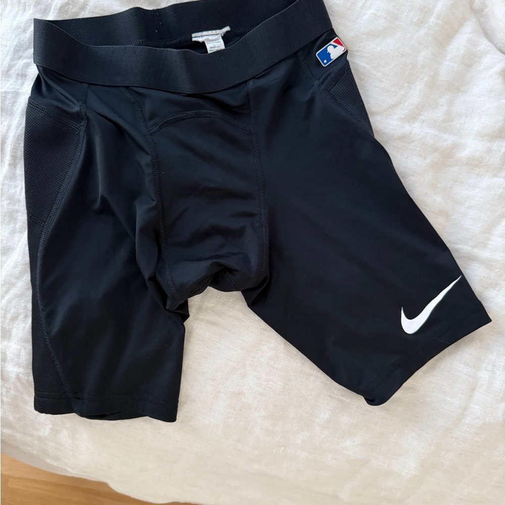Nike Black Baseball Sliding Shorts
